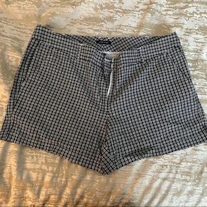 Blue and white summer shorts. Size 16.